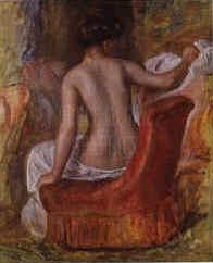 Pierre Renoir Nude in an Armchair oil painting picture